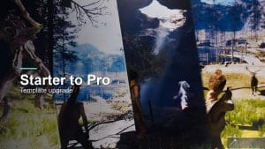 Upgrade Starter to Pro template visual