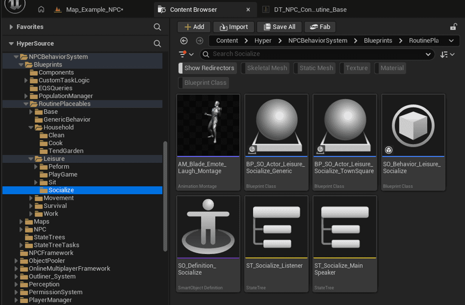 Interaction Objects vs Behavior Objects screenshot