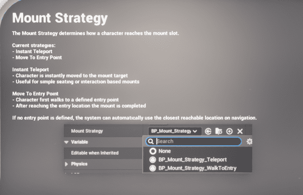 Mount Strategies screenshot