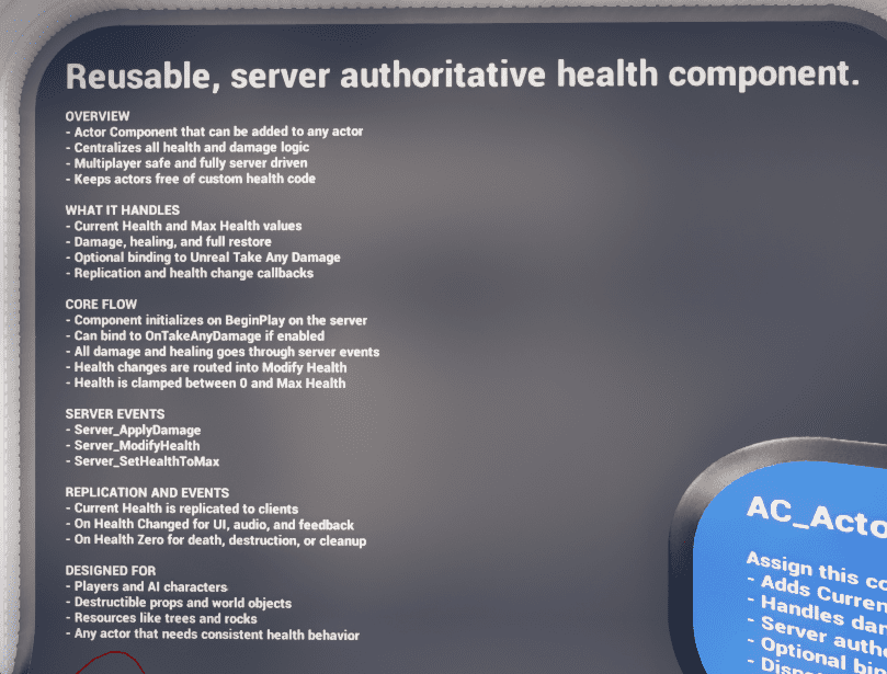 Actor Health System screenshot