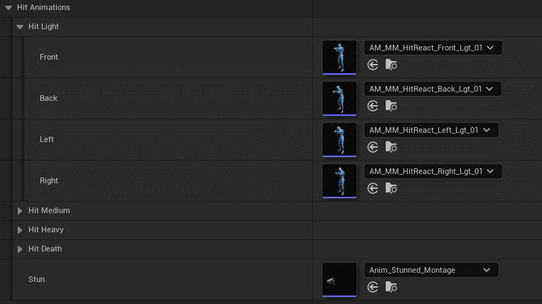 Additive hit reaction system screenshot