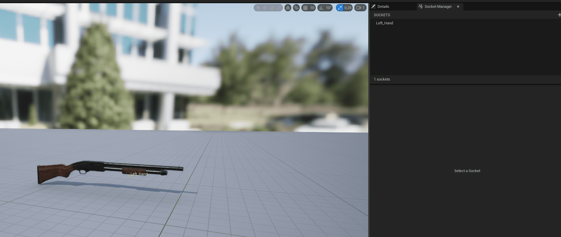 Left hand IK screenshot