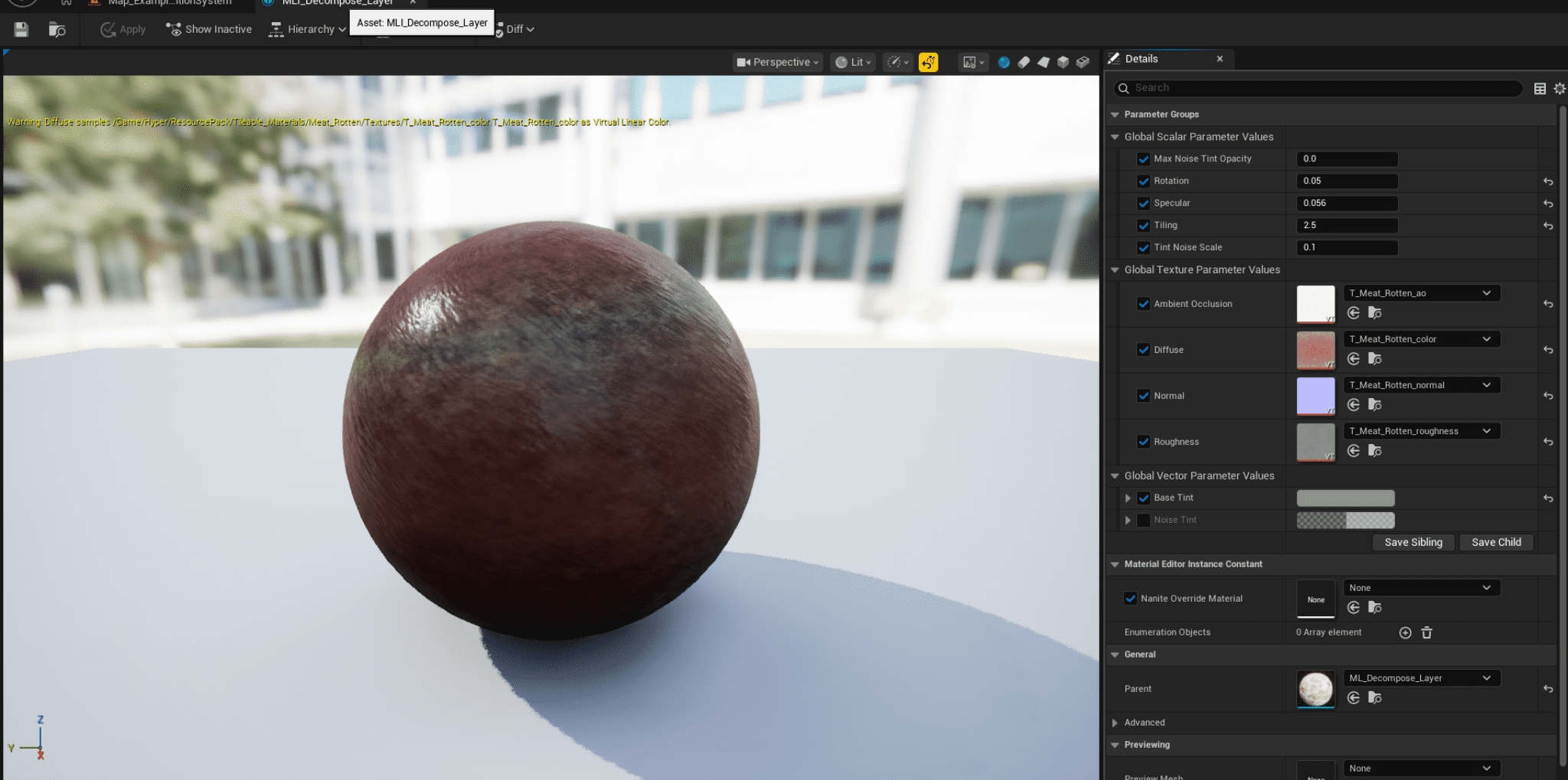 Material Setup Explained screenshot