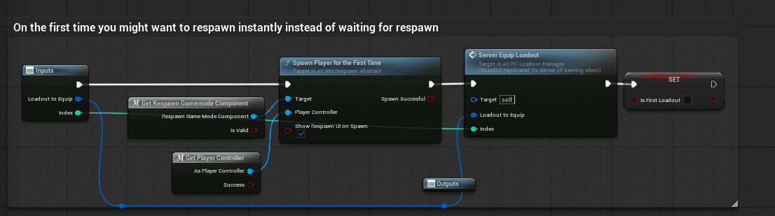 Applying a loadout screenshot