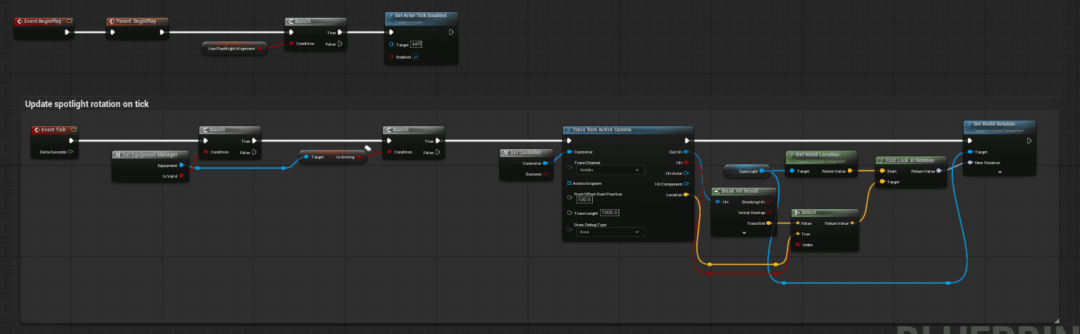 Example: flashlight attachment screenshot