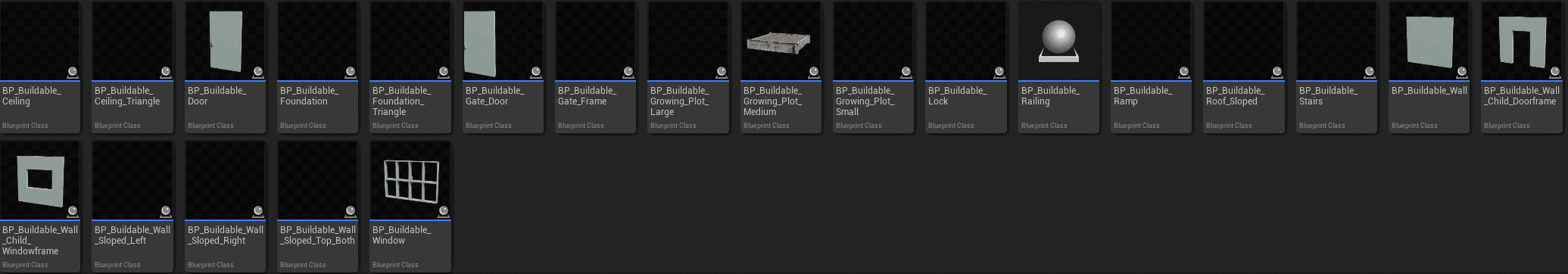 Buildables screenshot