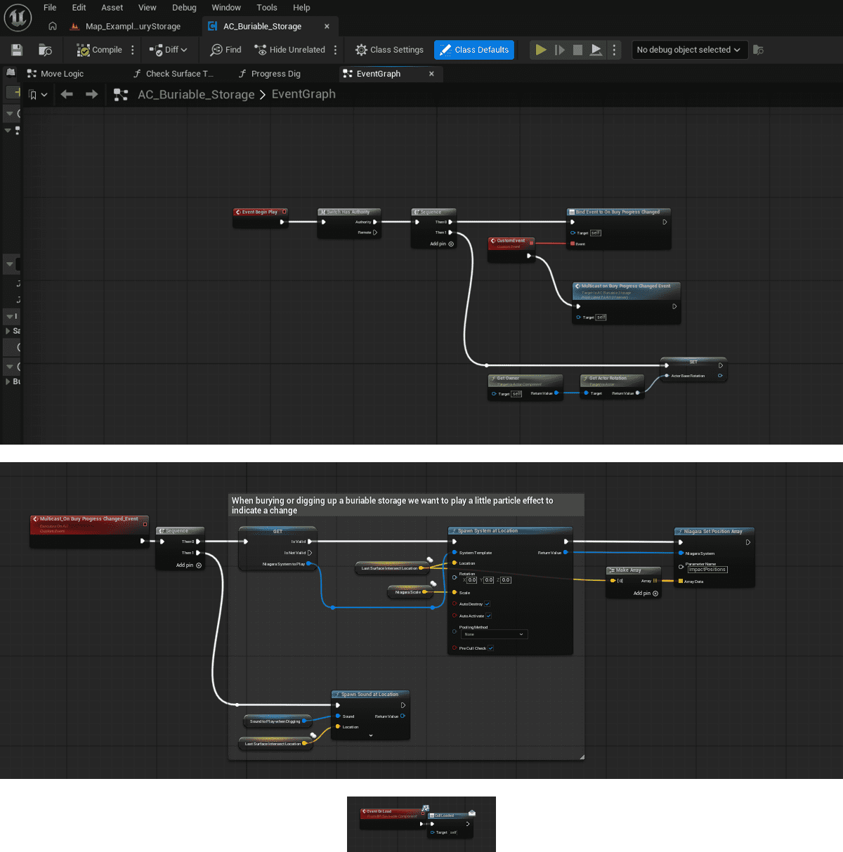 Begin Play, Load, and Feedback Flow screenshot