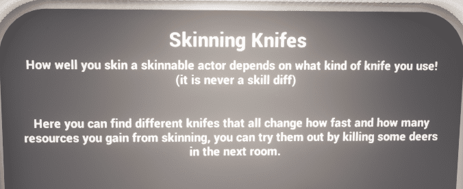 Knives, tool quality, and choosing the best item screenshot