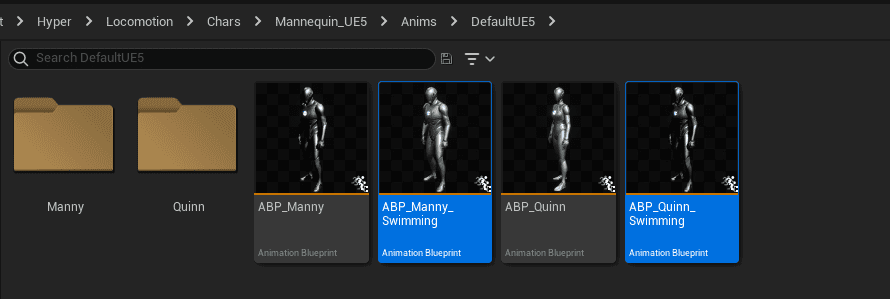 05 Swimming System screenshot