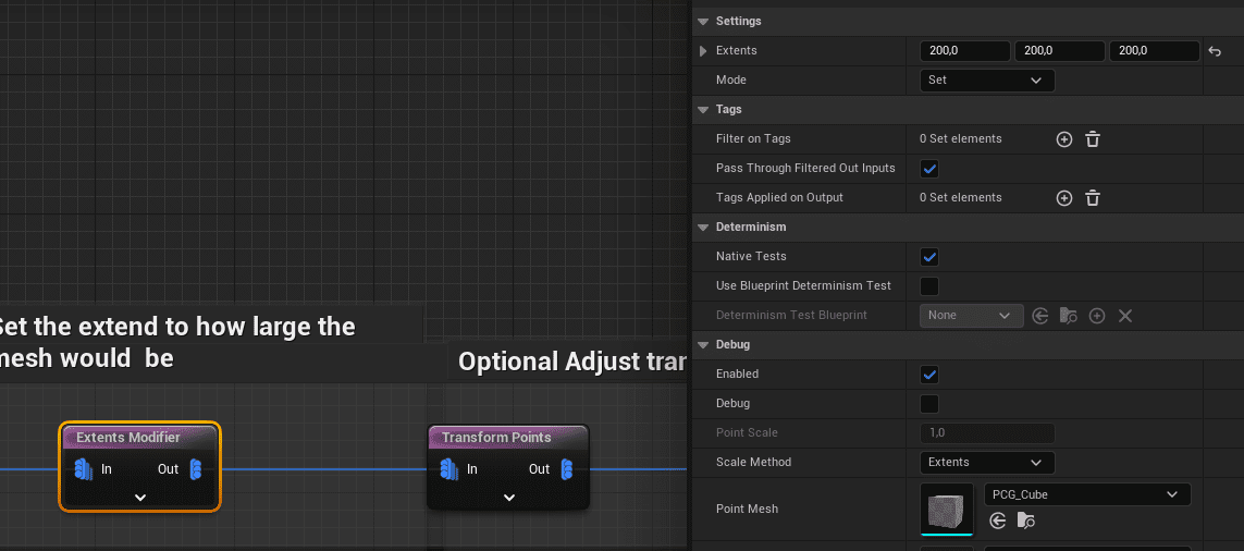Replacing a tree to a new static mesh screenshot