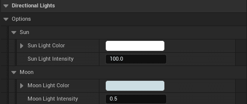 BP_DayNight_SunMoon Property Overview screenshot