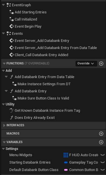 Client / server flow screenshot