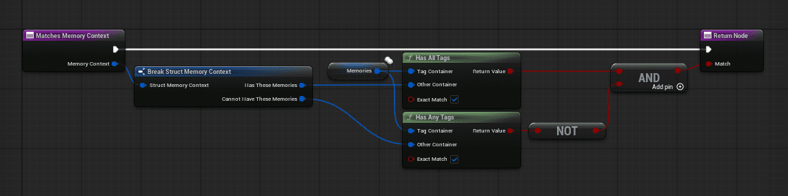 Matches Memory Context screenshot