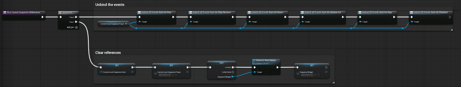 Clear Current Sequence References screenshot