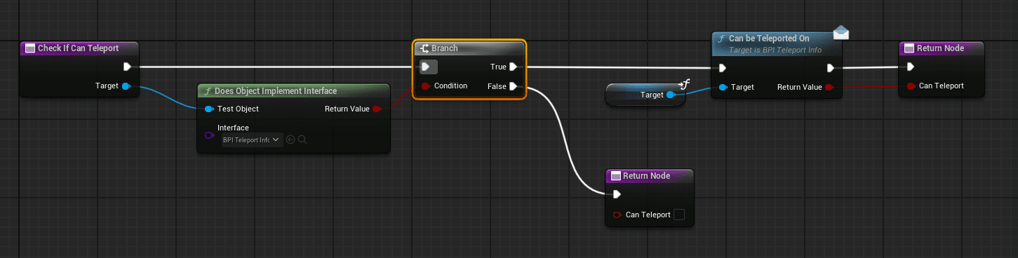 Teleport Location Actor screenshot