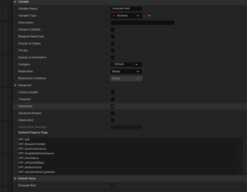 Flag All Save Game Properties screenshot