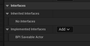 Saveable Interface screenshot