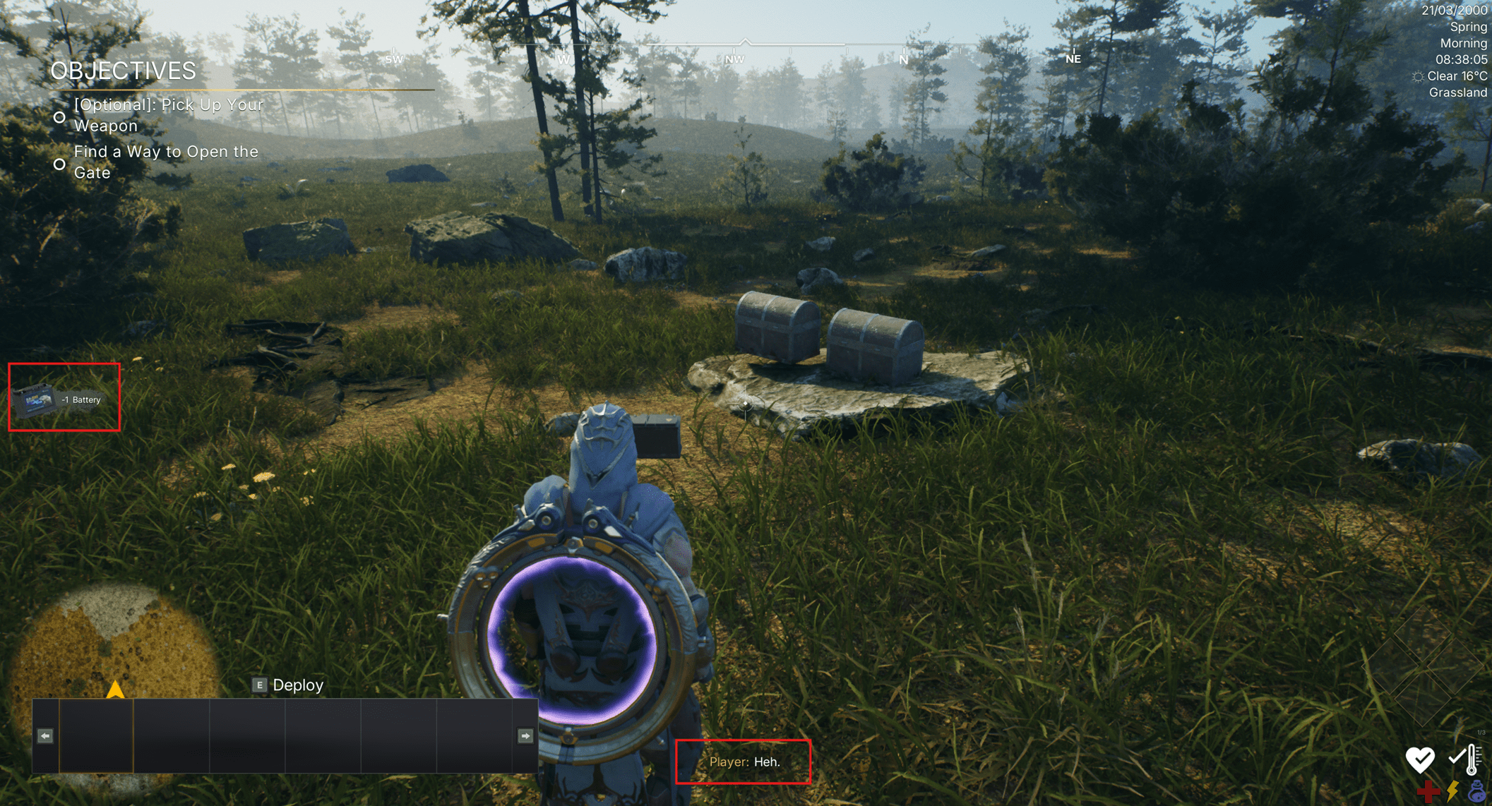 Dialogue and sound playing after item drop