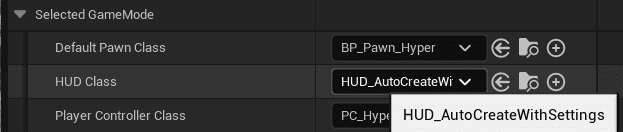 HUD Auto Create assigned in the GameMode