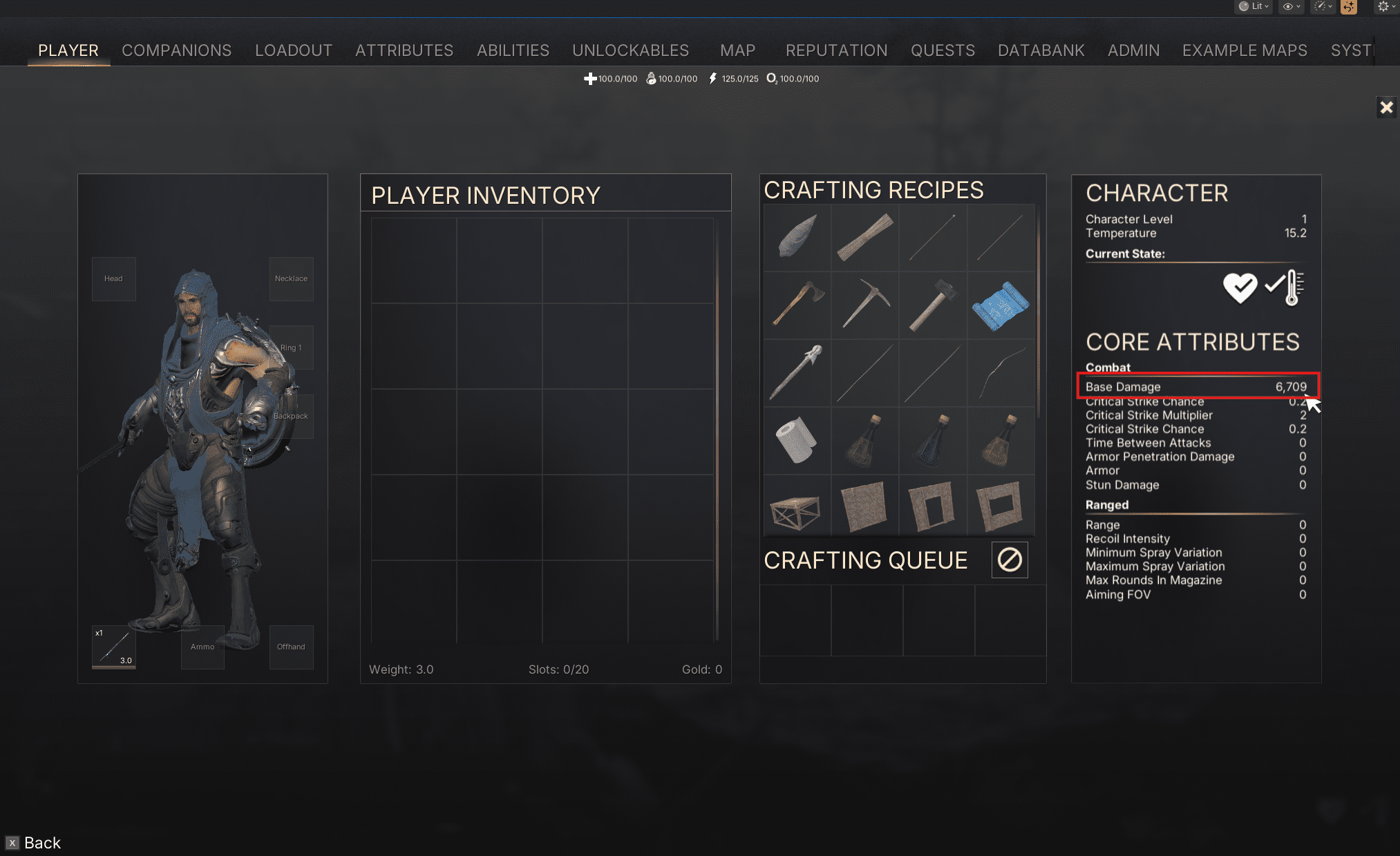 New equipment test result