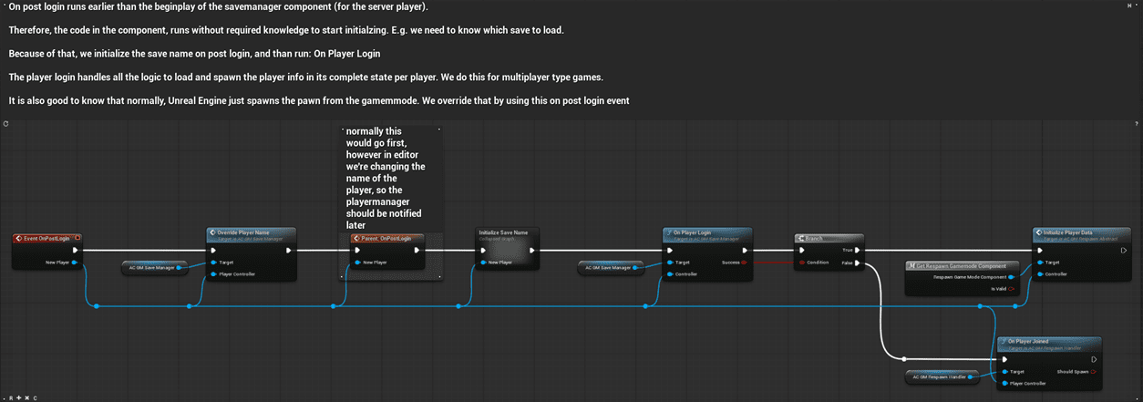 Blueprint setup for Respawn and Save System