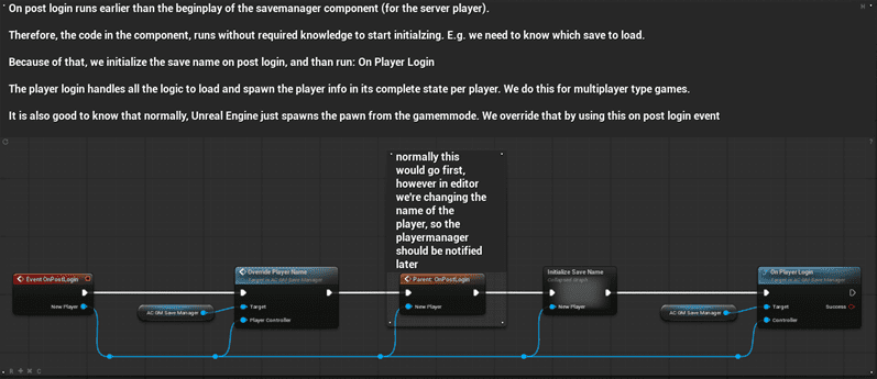 Blueprint setup for Save System with GM_PlayerConnection