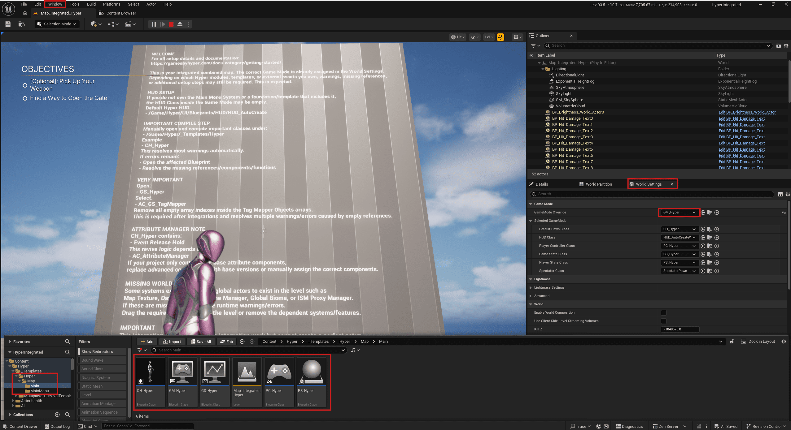 Generated GM_Hyper setup after running the integration tool