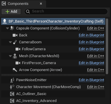 AC_Inventory Component screenshot