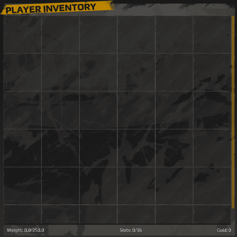 Inventory Grid Structure screenshot