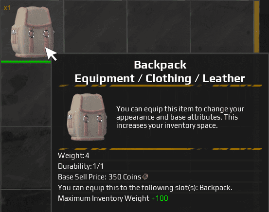 Tooltip screenshot