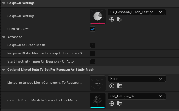 Static Mesh Actor Spawning screenshot