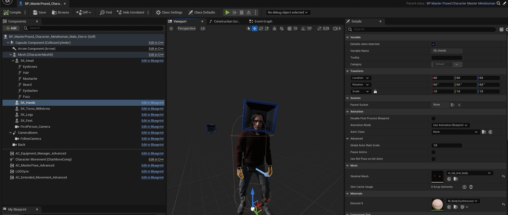 MetaHuman screenshot