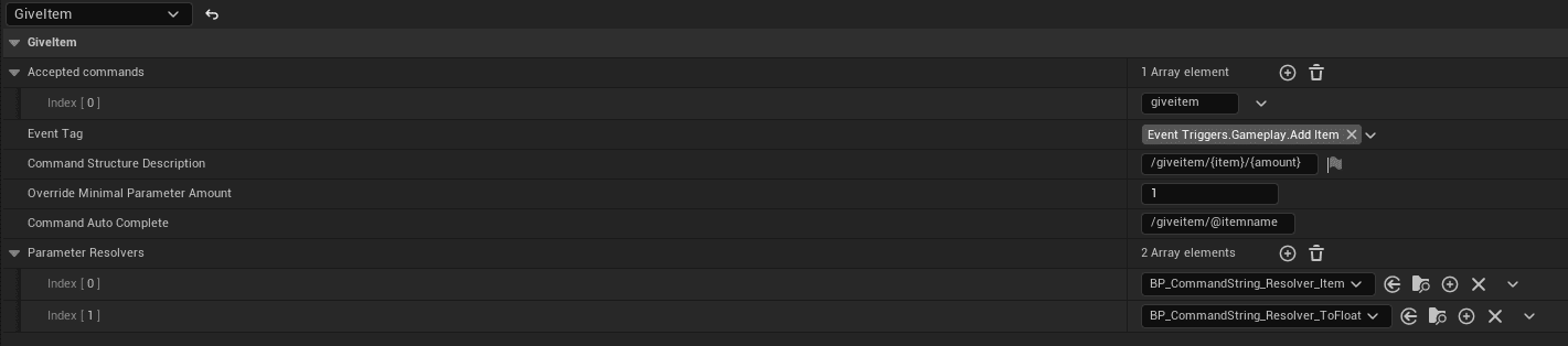 Parameter Resolvers screenshot