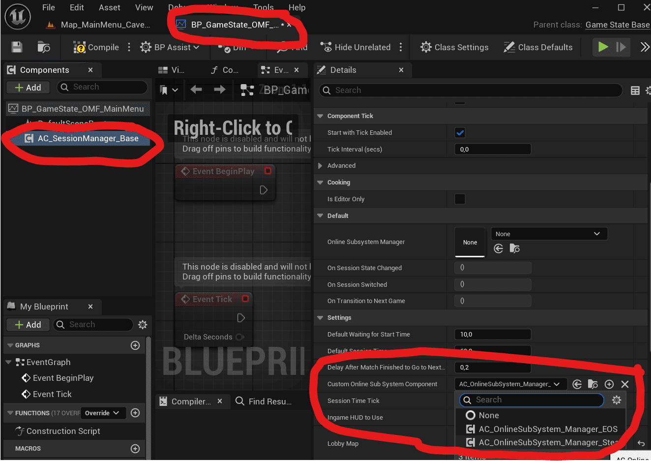 How to use Steam or EOS - Prerequisites screenshot