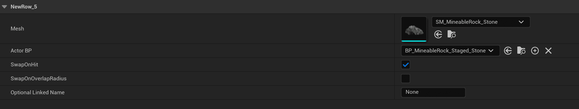 Configuring Data Tables continued screenshot