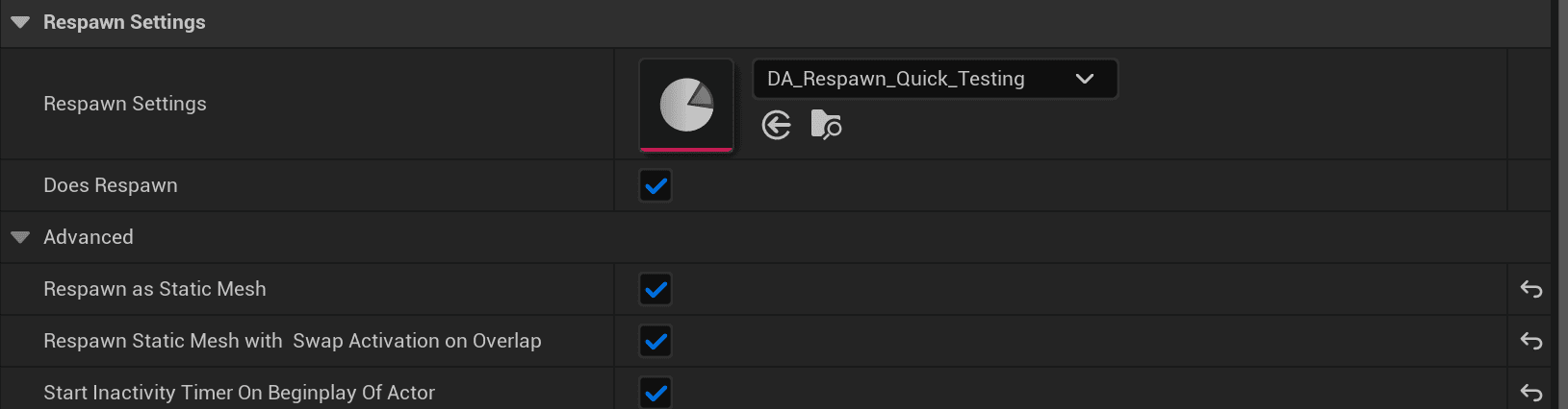 Configuring The Swapped Actors screenshot