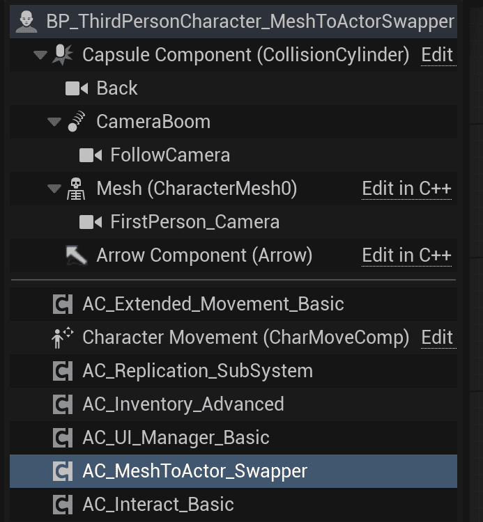 Configuring The System Configuring the Project and Collision Settings screenshot