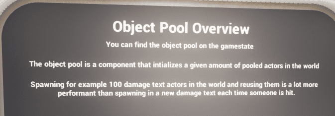 Object Pool System screenshot