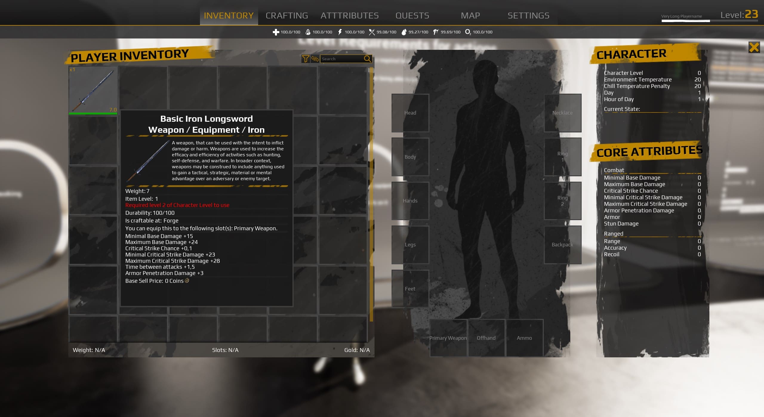 Level Manager screenshot