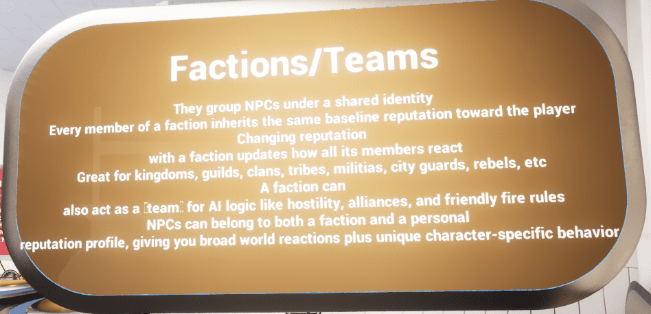 Faction Reputation screenshot