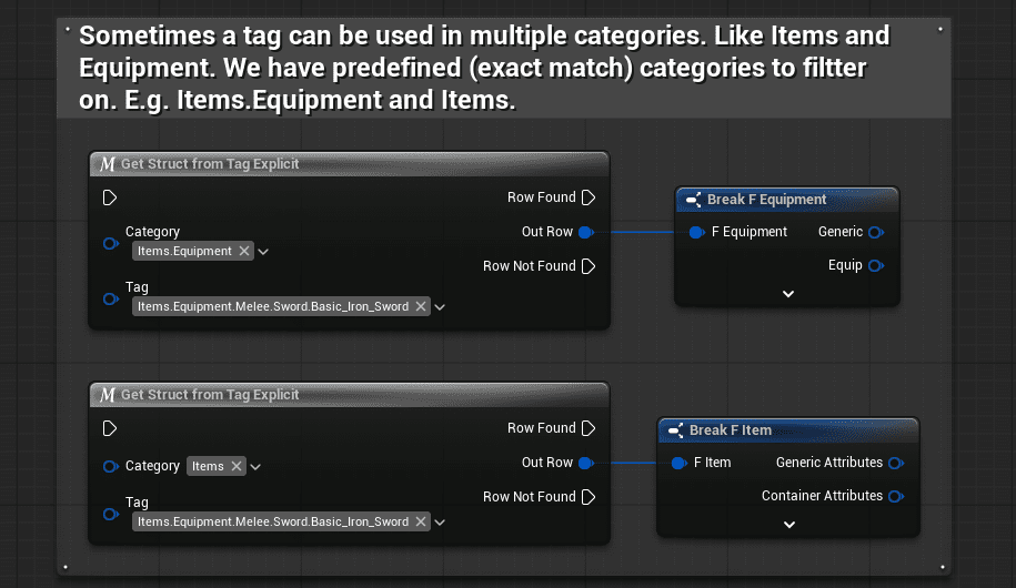 Tag mapper macro using exact match category filtering