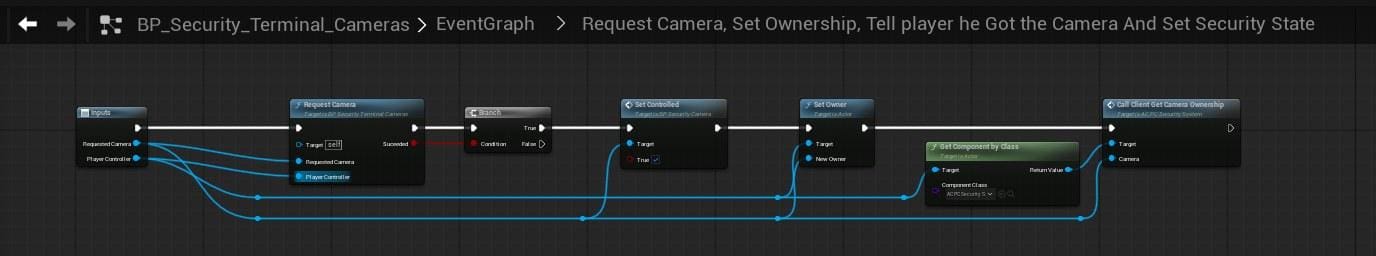 Requesting and returning a camera screenshot
