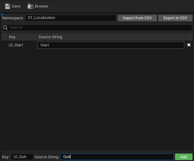 Localization screenshot